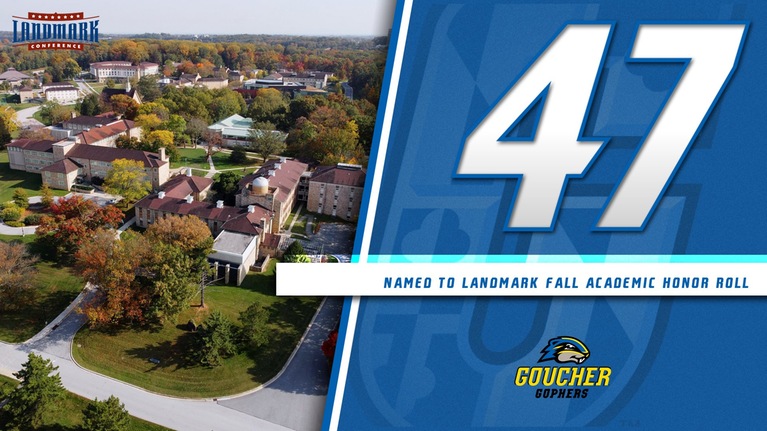 School-Record 47 Goucher Student-Athletes Named to Fall Landmark Academic Honor Roll