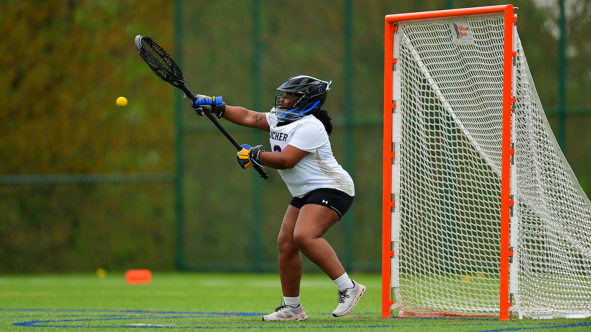 Lewis Records 300th Career Save in Women's Lacrosse Setback